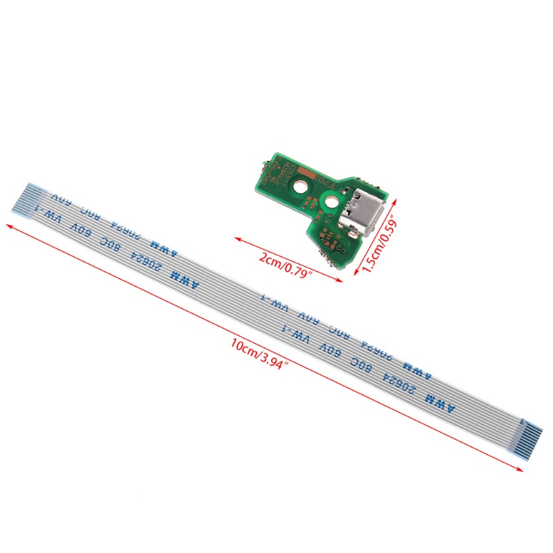 Btsg Board Port Charging Usb Pengganti Dengan Kabel Flex 12pin Untuk Controller Ps4 Jds-040