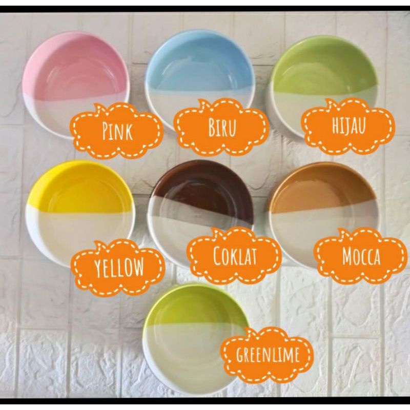 MANGKOK KERAMIK KAIBON/TWO-TONE