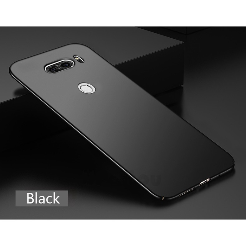 Case LG V30 Plus V30+ Casing Cover Slim Black Anti Fingerprint Hard Case