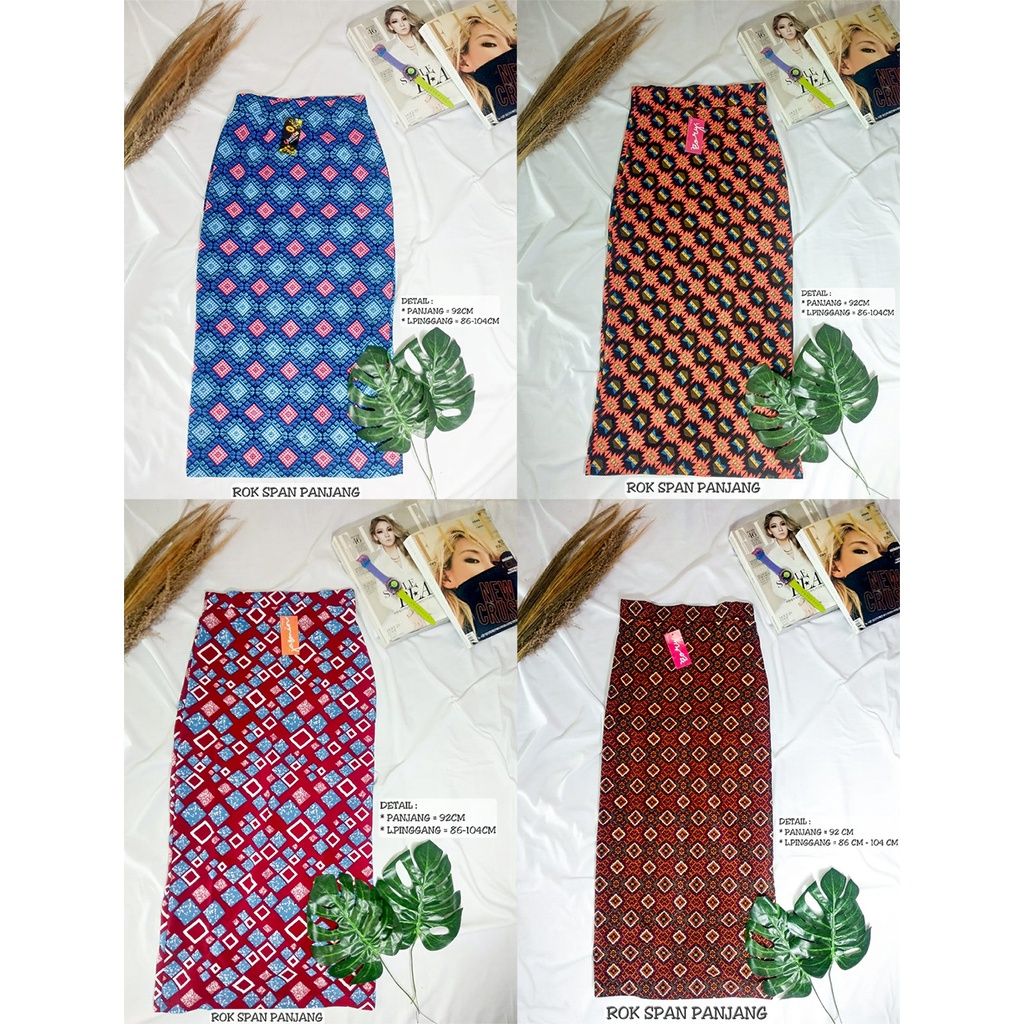 PANJANG-ROK PANJANG-ROK PANJANG MOTIF>MOTIF ETNIK> STELAN KEBAYA> ROK BATIK KINIAN
