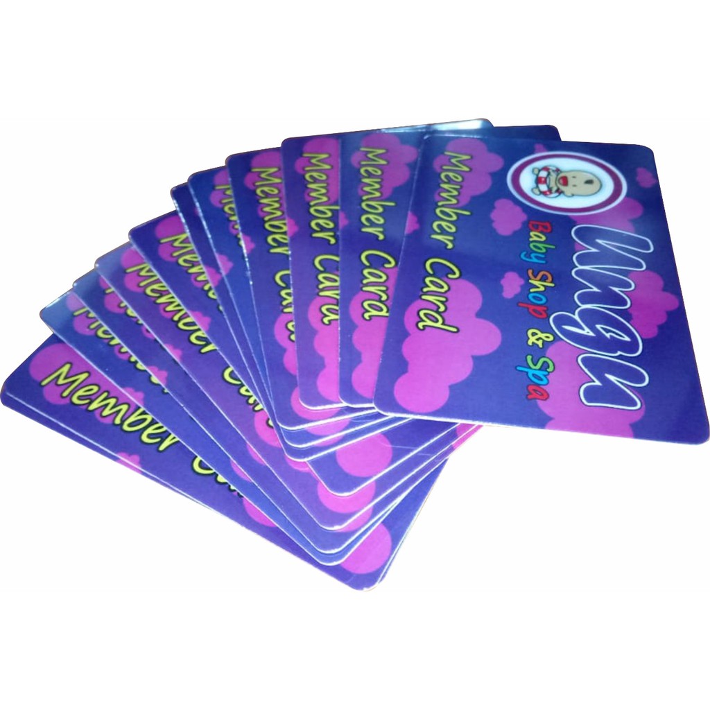 

CETAK ID CARD II MEMBER CARD 2 MUKA II CETAK PVC