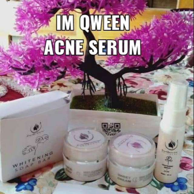 IM Qween Paket Jerawat - Paket Acne Sabun Cair - Paket Acne Sabun Batang - IM Qween Skincare