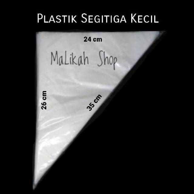 100 Pcs Plastik Segitiga Kecil / Piping Bag