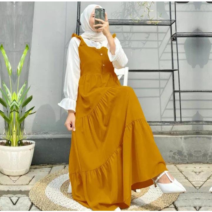 Gamis Jolly / Gamis Remaja Korean Style / Pakaian Muslim Wanita / Dress Jolly Terlaris 2023