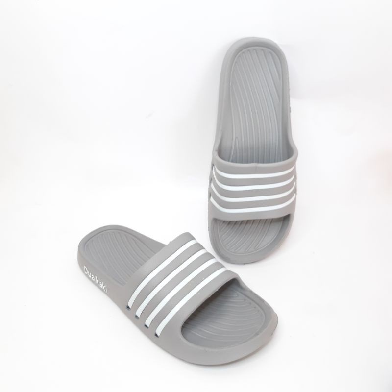 Sanlie Sandal Selop Karet Garis Pria Anti Slip 5261