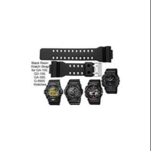 strap tali jam tangan rubber casio g shock GD 100MS