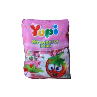 

Yupi Strawberry Kiss Bag 120gr