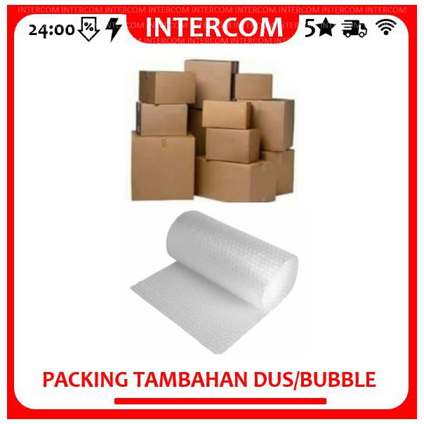 Bubble Wrap / Extra Bubble Wrap Selembar paket ukuran small