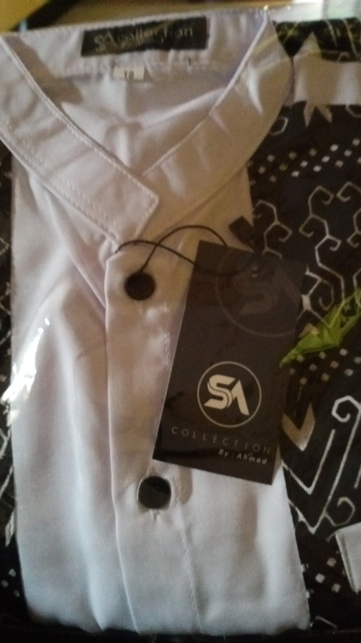 Baju Koko Anak Remaja//koko Gus Azmi//koko Hadroh//koko Kombinasi Batik Terbaru