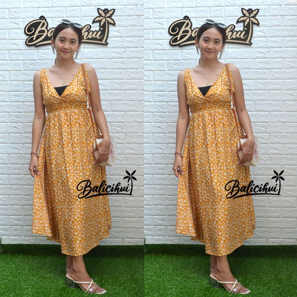 Balicihui Dress Moza Dress Busui Dress Menyusui Dress Bali Dress Kasual Elegan Nyaman Dipakai