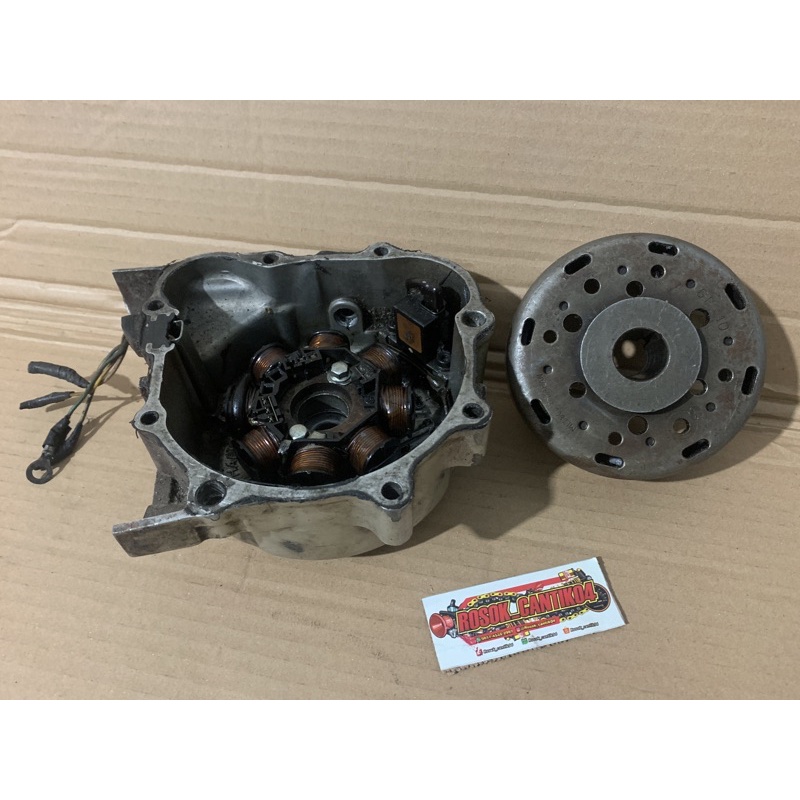 Pengapian gl max set Megapro hiu magnet spul fulser gl max original copotan Bak Magnet & Magnit & Sp