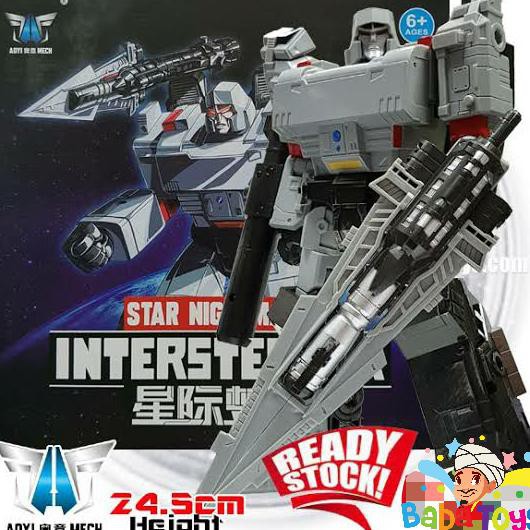 Ready Oke] Mainan Robot Transformers Deformation Aoyi Mech Megatron Interstellar