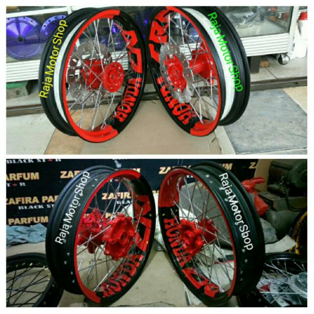 Velg Sprint Xd costum SuperMoto set Honda CRF 150L ring 17 x 300/350