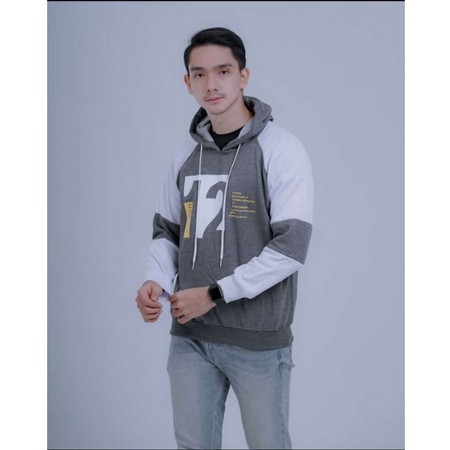 SWEATER PRIA 12 REGLAN HOODIE SWEATER COWOK 12 REGLAN