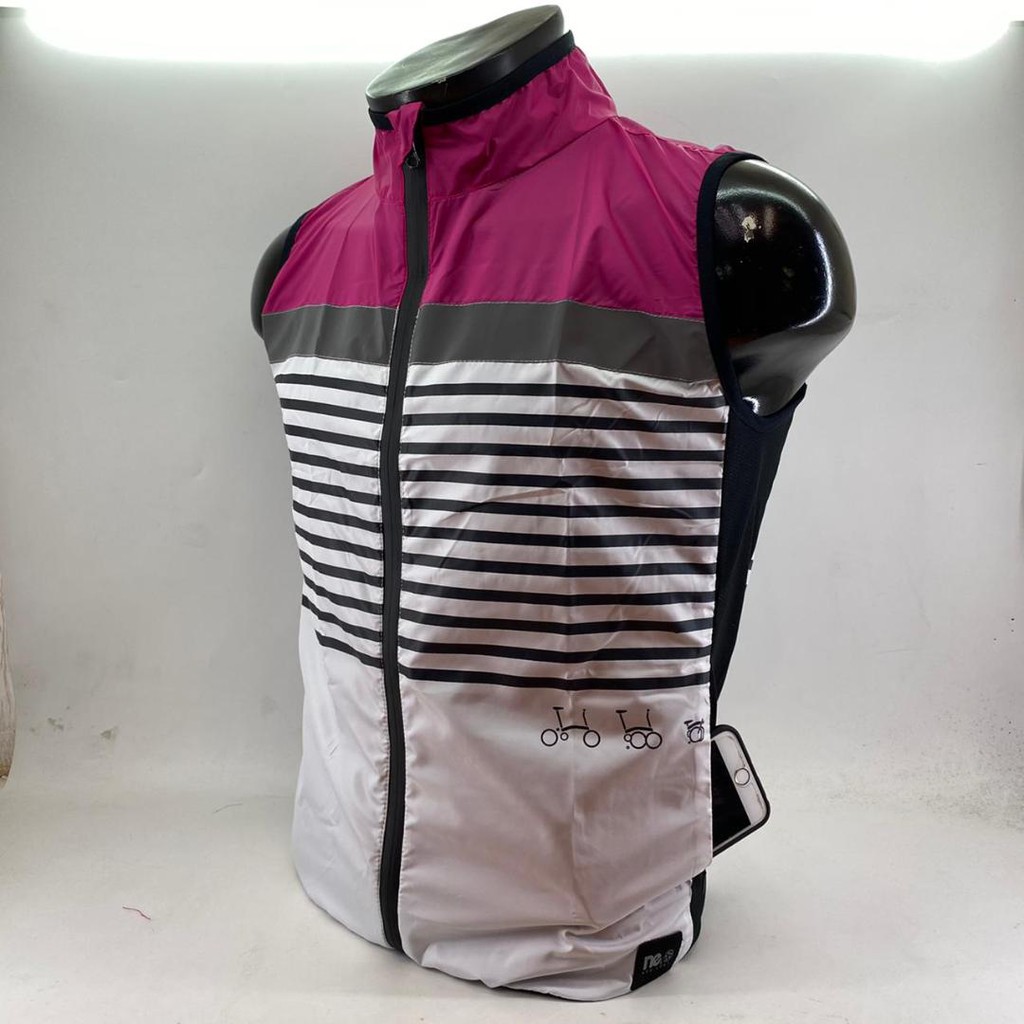 PAKET Rompi Vest Jaket dan Jersey Sepeda Lipat Dry fit Gowes Unisex