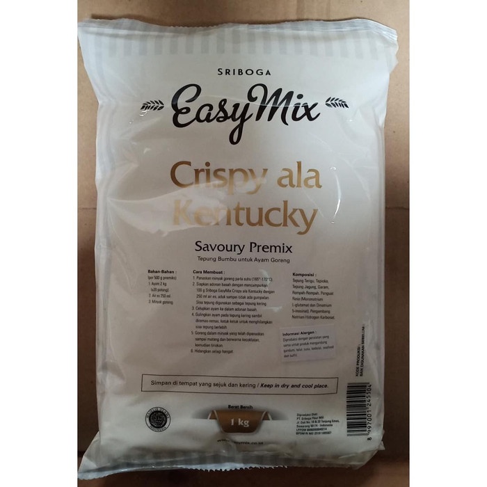 

TERBARU SRIBOGA EASYMIX CRISPY ALA KENTUCKY - 1 KG