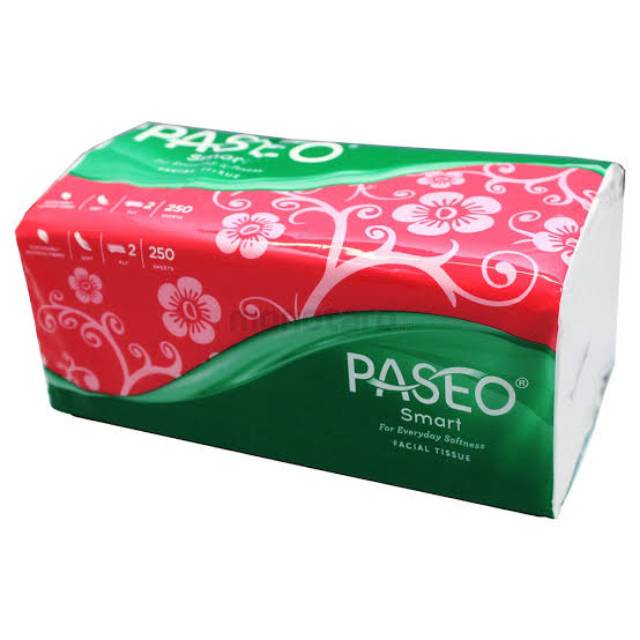 Tisu /Paseo Smart Facial Tissue 250'S