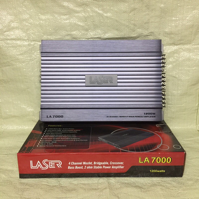 Power Laser LA 7000 - 4 Channel - Power Audio mobil