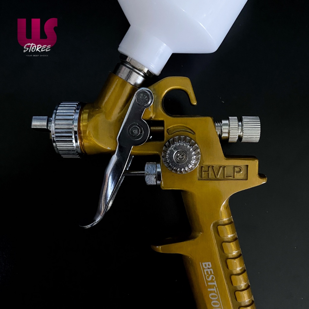 Spray Gun Mini Nozzle 1.0 HVLP ori Besttools Spraygun Nozzle Airbrush Alat Spray Murah Berkualitas
