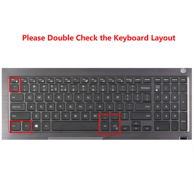 For 15.6 Inches Dell Master G3 GTX1060MQ Soft Ultra-thin Silicone Laptop Keyboard Cover Protector