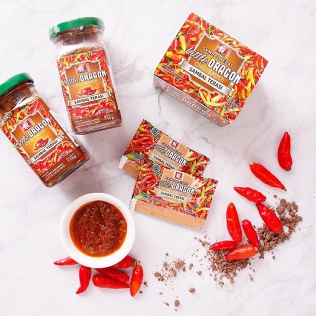 

Sambal Terasi Botol Little Dragon Chili Sauce