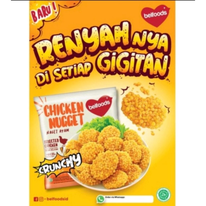 

belfoods chicken nugget crunchy 140gr