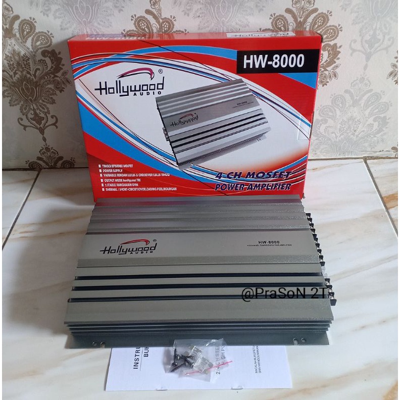 Power Hollywood HW-8000 4chanell