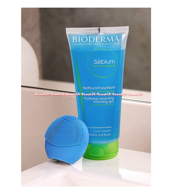 Bioderma Sebium Gel Moussant 100ml Tekstur Gel Untuk Tipe Kulit Berminyak Bernoda dan Berjerawat Bio Derma Sabun Pembersih Wajah Muka