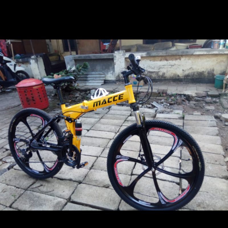 Sepeda Lipat Gunung Macce / Sepeda Lipat Import / Folding Bike MTB