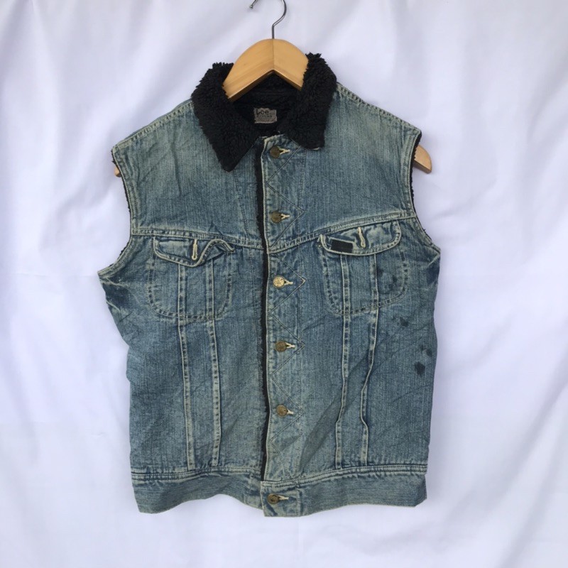 vest denim