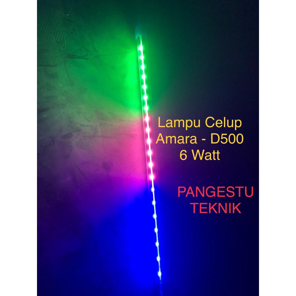 Lampu LED Amara 50 cm / T4 LED D500 6 Watt Lampu Celup Aquarium