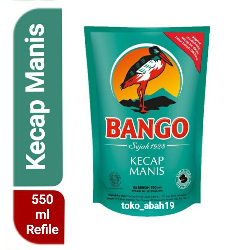 

Kecap Manis Bango 550 ml