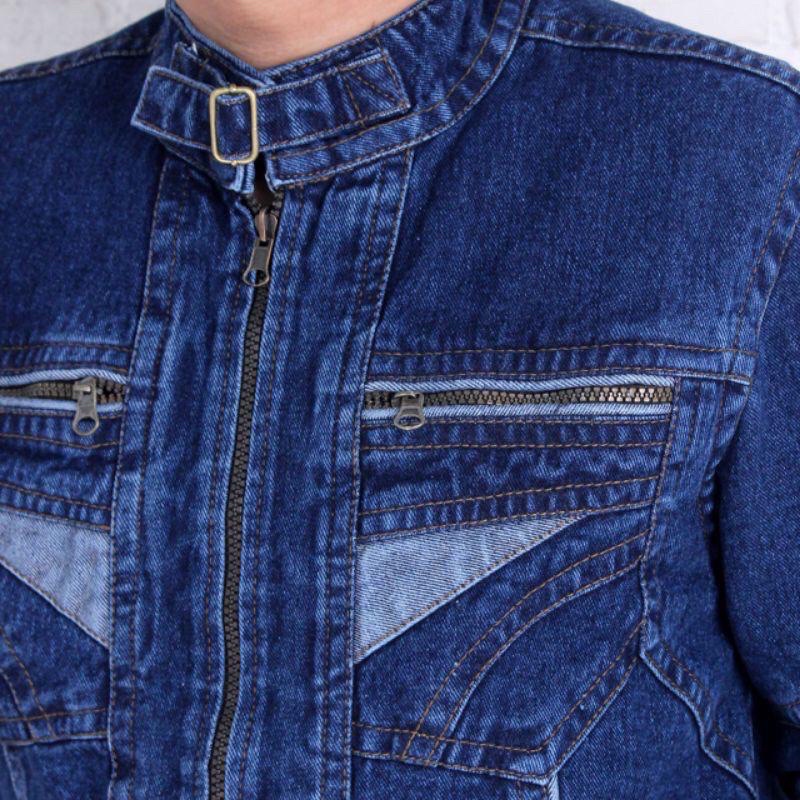 JAKET JEANS SLETING SHANGHAI PREMIUM STD