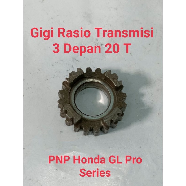 Gigi Rasio 3 CB GL 100 125 Max Pro Cdi Platina Series Original Mata 20 T PNP Honda CB100 CB125 GL100