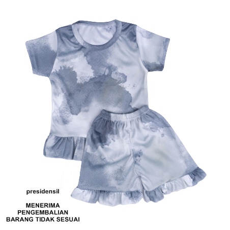 Set Baju Anak Murah SETELAN RUFFLE SET TIE DYE /SETELAN ANAK PEREMPUAN TIE DYE /SETELAN BALITA POLOS