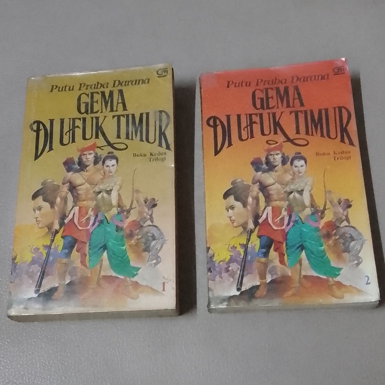 Buku Novel Gema Di Ufuk Timur ( Paket 2 Buku ) / Buku Putu Praba Darana