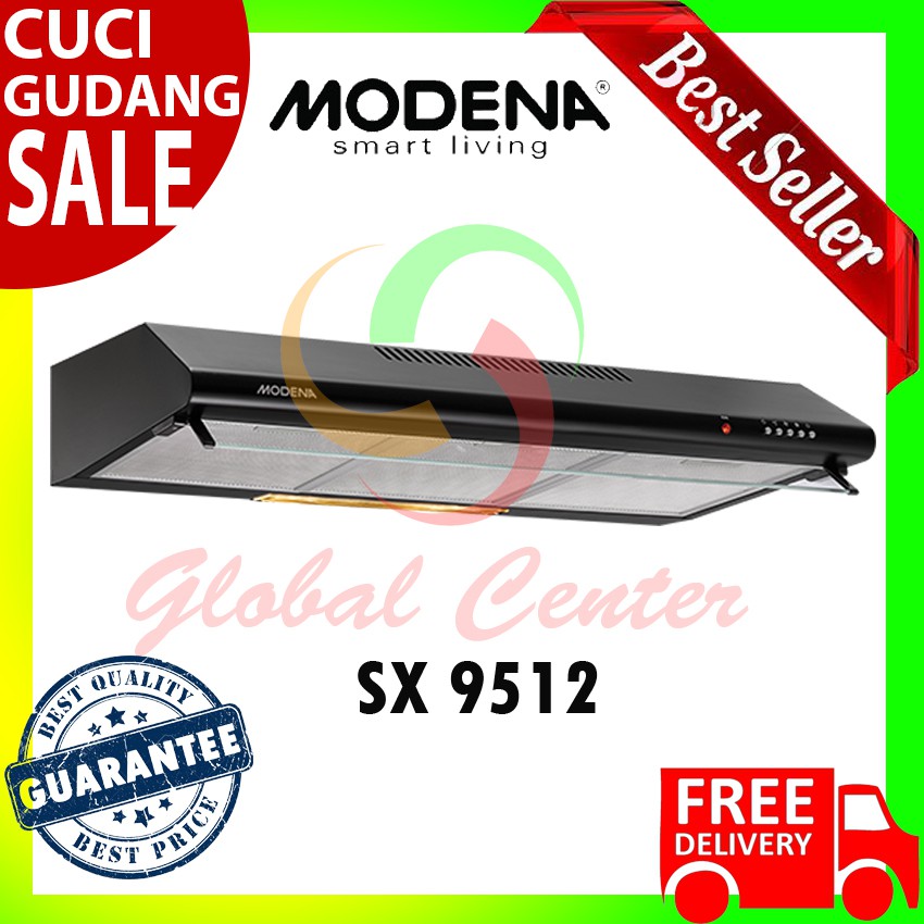 Modena SX 9512 L Slim Cooker Hood