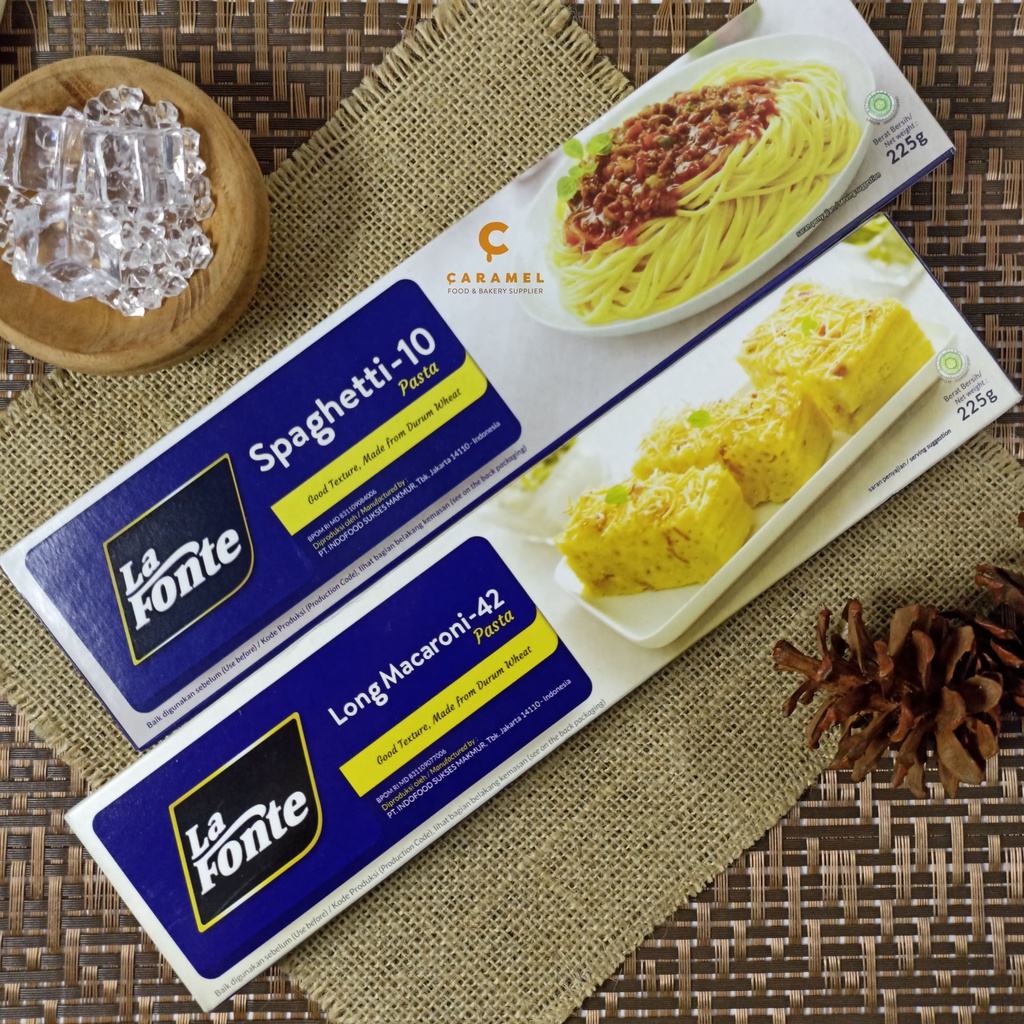 

Lafonte Spaghetti & Long Macaroni 225gr - pasta instant