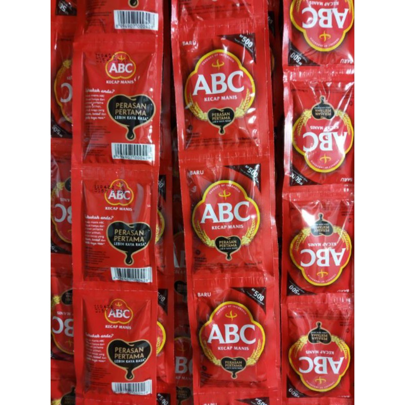 Abc Kecap Manis Sachet Rentengan 12pcs 15ml Shopee Indonesia