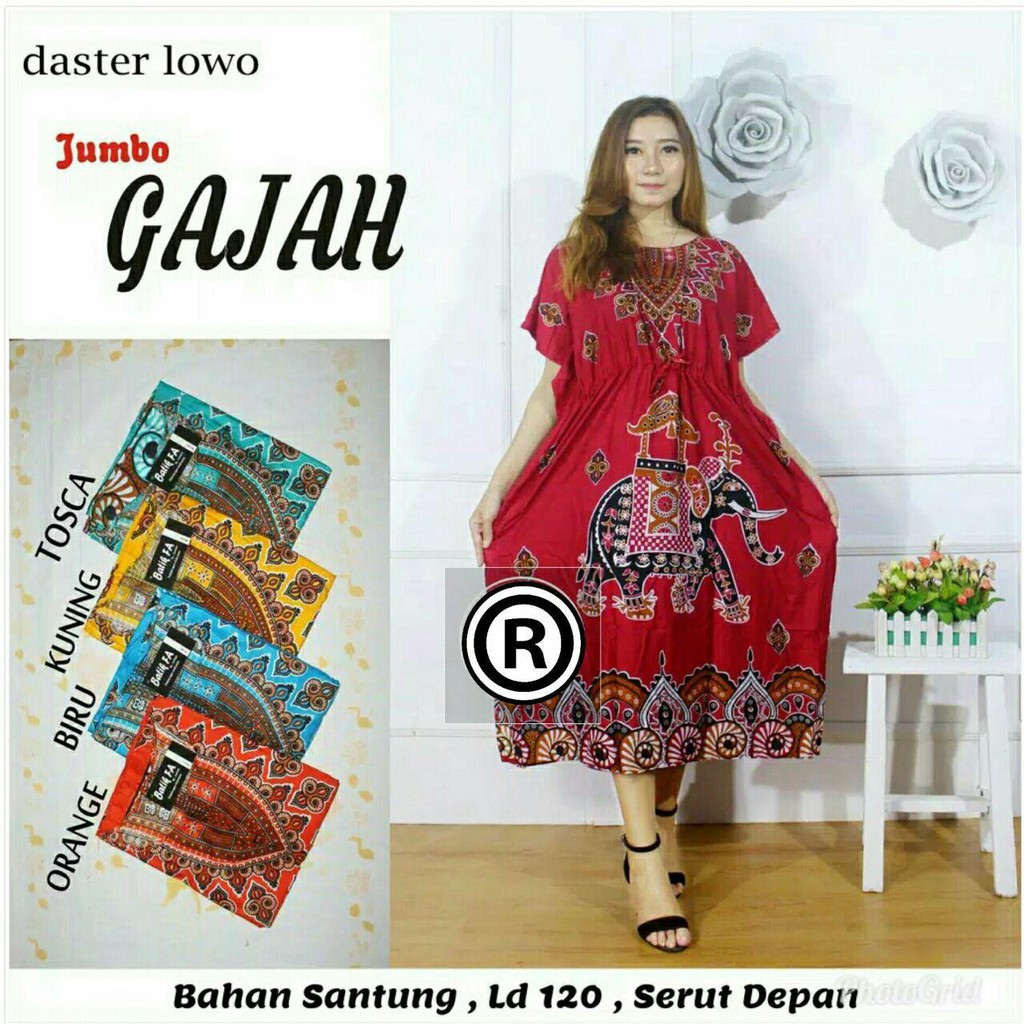 COD | Daster KELELAWAR lowo jumbo GENDIS gajah tali serut | fashion wanita murah