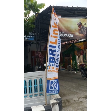 SPANDUK KAIN BENDERA UMBUL UMBUL AGEN BANK BRI LINK BCA BNI 46 MANDIRI SIMPEDES Versi RAMADHAN