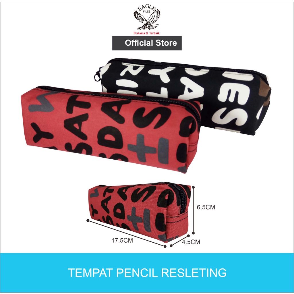 

Tempat Pensil TOMEX Motif Sunday Monday Kotak Pensil Case Tepak Pensil Bahan Micro Fiber