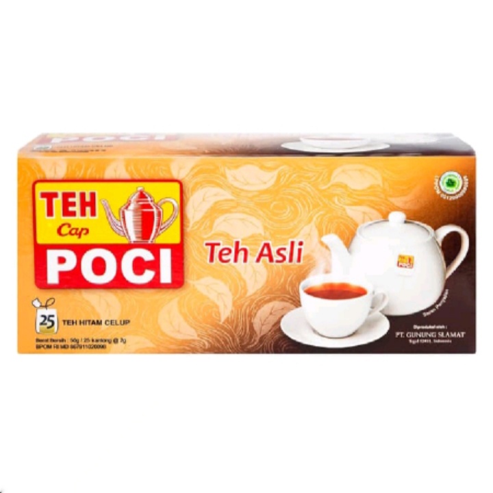 

Teh Celup Cap Poci Wangi Teh Asli 25 - Teh Poci