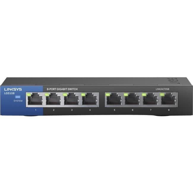 Linksys LGS108-AP 8-Port Business Desktop Gigabit Switch