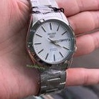 Watchhappy Jam Tangan SEIKO 5 ORIGINAL SNKL41K1 White Dials SNKL41