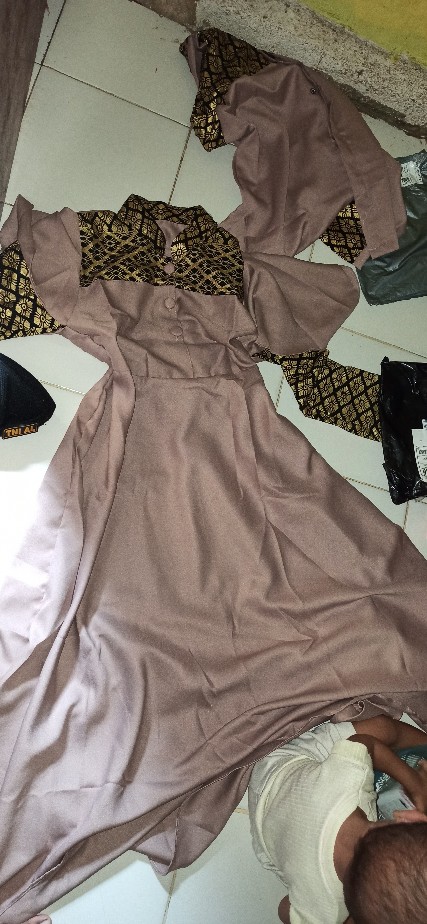[couple Gamis New Arrival] Batik Couple Amora . Maxi Couple  Busui . Gamis Lebaran . Abaya Couple