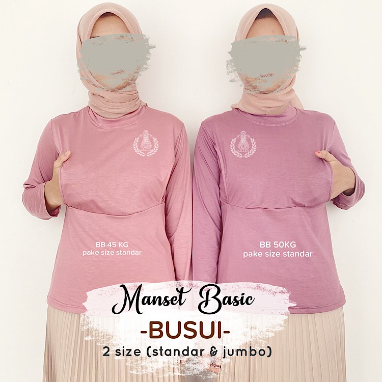 Manset Basic Busui, Kaos Rayon Premium