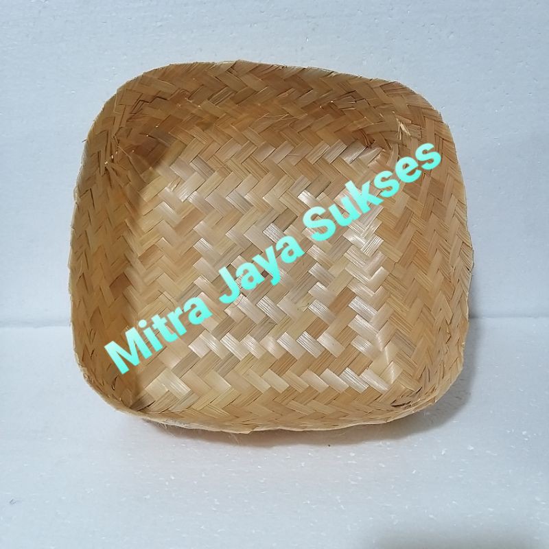 PER 10 PCS Besek Bakul 25x25x10 cm Besek Kotak Tempat Makanan dan Rumah Walet