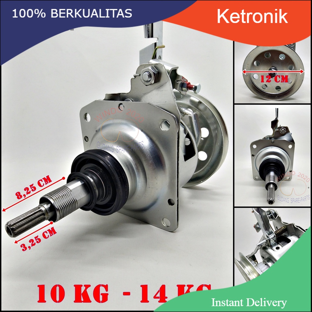 GEAR BOX LG 9-14kg | GEARBOX 1 TABUNG | GERBOX AUTO CLUTCH | GIRBOX OUTOMATIC TOP LOADING LG-E 14 KG