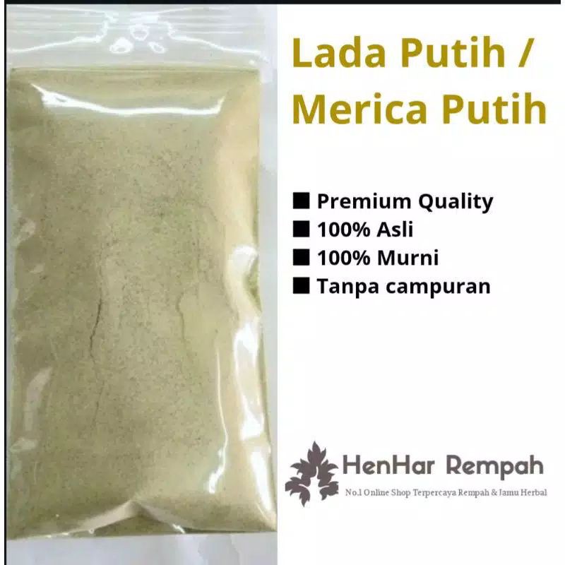 [Garansi 100% Asli] 1 Kg Lada putih bubuk / Merica putih bubuk murni tanpa campuran